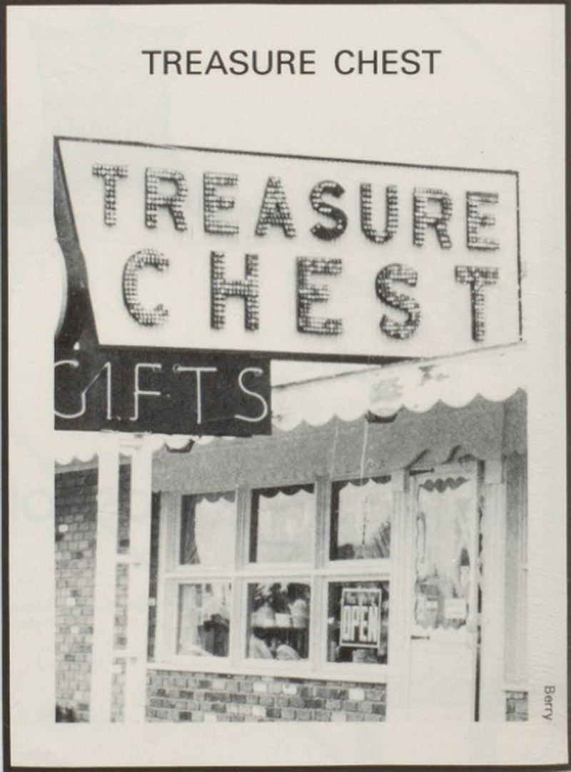 AJs Quiltery West (Treasure Chest) - 1981 Yearbook Photo (newer photo)